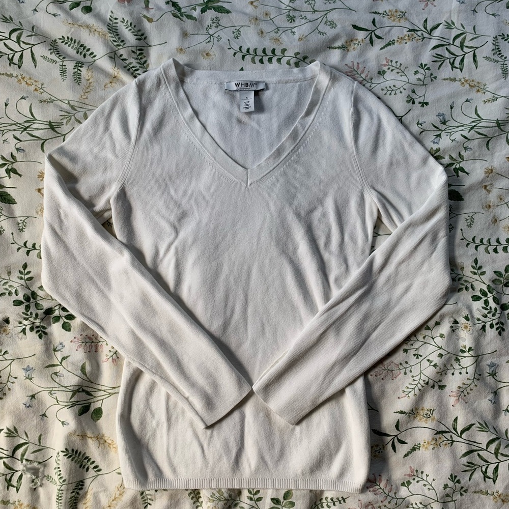 V-Neck Sweater by White House Black Market